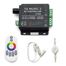 Load image into Gallery viewer, SUPERNIGHT LED RGB Music Touch Controller RF Sensitivety Backlight RF Remote Touching Color 3.5MM Audio 15 Music Modes LED Light Strip Controller