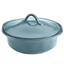 Load image into Gallery viewer, Rachael Ray Cucina Casserole Dish Set with Lid, 3 Piece, Agave Blue