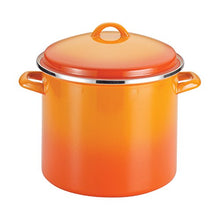 Load image into Gallery viewer, Rachael Ray Enamel on Steel Stock Pot/Stockpot with Lid - 12 Quart, Orange