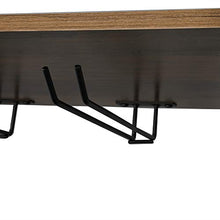 Load image into Gallery viewer, Bar Cart for The Home with Wine Rack, 3 Tier Kitchen Serving Carts with Wine Bottle Holder, Industrial Wine Cart on Wheels with Handle, Glass Bottle Holder and Wheel Locks, Rustic Brown