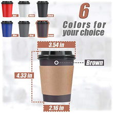 Load image into Gallery viewer, To Go Coffee Cups 120 Pack, Paper Coffee Cups With Lids Straws and Sleeves, Disposable Hot Beverage 12Oz Paper Coffee Cup