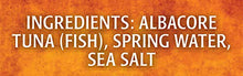 Load image into Gallery viewer, Crown Prince Natural Solid White Albacore Tuna in Spring Water, 5 Ounce Cans (Pack of 12)