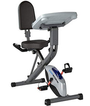 Load image into Gallery viewer, Exerpeutic ExerWorK 1000 Fully Adjustable Desk Folding Exercise Bike with Pulse