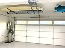 Load image into Gallery viewer, StoreYourBoard Double SUP & Surf Ceiling Storage Rack, Hi Port 2 Overhead Hanger Mount, Home & Garage (X-Large (30" Arms))