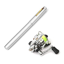 Load image into Gallery viewer, Lixada Pen Fishing Rod Reel Combo Set Premium Mini Pocket Collapsible Fishing Pole Kit Telescopic Fishing Rod + Spinning Reel Combo Kit 1M / 1.4M / 1.8M / 2.1M
