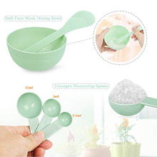 Load image into Gallery viewer, Face Mask Mixing Bowl Set, Anezus 11 Pcs DIY Facemask Mixing Tool Kit with Facial Mask Bowl Stick Spatula Silicone Brush Spray Bottle Puff Soaking Bottle Gauges