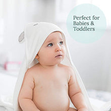 Load image into Gallery viewer, HIPHOP PANDA Bamboo Hooded Baby Towel - Soft Bath Towel with Bear Ears for Babie, Toddler, Infant - Ultra Absorbent, Natural Baby Towel for Boy and Girl - (Bear, 30 x 30 Inch)