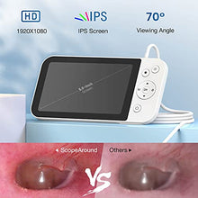 Load image into Gallery viewer, ScopeAround Ear Wax Removal Camera, Visual Ear Cleaner with 5" IPS Screen, Digital Otoscope with Ear Cleaning Tool, 32G Card, HD Video Ear Scope Supports Photo Snap and Video Recording