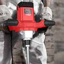Load image into Gallery viewer, IMAYCC Portable Concrete Mixers 2100W Adjustable 6 Speed Handheld Electric Concrete Cement Mixer Thinset Mortar Grout Plaster Paint Mixer Stirring Tool AC 110V