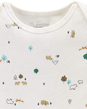 Load image into Gallery viewer, Simple Joys by Carter's Boys' 5-Pack Long-Sleeve Bodysuit, Bears/Animals Green/Stripes, 0-3 Months