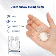 Load image into Gallery viewer, Skyloa Anti Snoring Devices - Silicone Magnetic Anti Snoring Nose Clip, Snore Stopper, Provide Effective Snoring Solution - Comfortable Nasal to Stop Snoring(4 PCS)