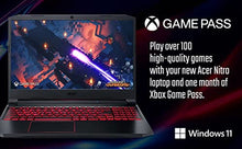 Load image into Gallery viewer, Acer Nitro 5 AN515-55-53E5 Gaming Laptop | Intel Core i5-10300H | NVIDIA GeForce RTX 3050 Laptop GPU | 15.6" FHD 144Hz IPS Display | 8GB DDR4 | 256GB NVMe SSD | Intel Wi-Fi 6 | Backlit Keyboard