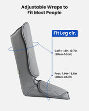 Load image into Gallery viewer, Renpho Leg Massager for Circulation and Relaxation, Foot and Calf Massager Machine with 5 Modes 4 Intensities, Gifts for Men Women Dad Mom, Over Wide Size Leg Wraps Home Use