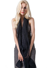 Load image into Gallery viewer, MissShorthair Womens Solid Color Scarfs Large Sheer Wrap Shawl
