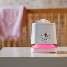 Load image into Gallery viewer, Munchkin Sound Asleep Nursery Projector and Sound Machine with LED Nightlight