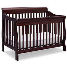 Load image into Gallery viewer, Delta Children Canton 4-in-1 Convertible Crib - Easy to Assemble, Espresso Cherry