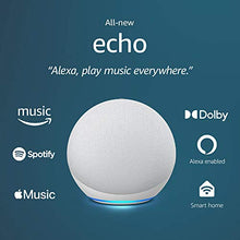 Load image into Gallery viewer, All-new Echo (4th Gen) | With premium sound, smart home hub, and Alexa | Glacier White