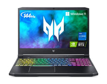 Load image into Gallery viewer, Acer Predator Helios 300 PH315-54-760S Gaming Laptop | Intel i7-11800H | NVIDIA GeForce RTX 3060 Laptop GPU | 15.6" Full HD 144Hz 3ms IPS Display | 16GB DDR4 | 512GB SSD | Killer WiFi 6 | RGB Keyboard