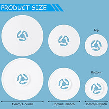 Load image into Gallery viewer, Spool Pin Cap Sewing Spool Cap Small Medium Large Replacement Spool Cap Compatible with Brother, Babylock Sewing and Embroidery Machines, 45 mm, 35 mm and 25 mm, White (9 Pieces)