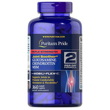 Load image into Gallery viewer, Puritans Pride Triple Strength Glucosamine, Chondroitin and Msm Joint Soother, 360 Count