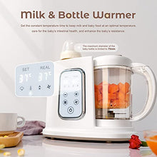 Load image into Gallery viewer, Kwasyo Baby Food Maker, 4 in 1 Processor Baby Food Steamer and Blender, Puree Machine & Milk Warmer, | Constant Temperature | Rapid Heating | with 22 Oz Separate Steaming Cup -BPA-free Tritan Material