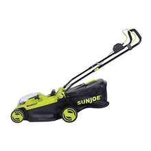 Load image into Gallery viewer, Sun Joe 24V-X2-17LM 48-Volt 17-Inch Mulching Walk-Behind Lawn Mower w/11-Gallon Grass Catcher & 6-Position Height Adjustment, Included, Cordless, Kit (w/ 2X 4.0-Ah Battery and Charger)