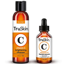 Load image into Gallery viewer, Vitamin C Brightening Duo with Vitamin C Serum and Vitamin C Facial Cleanser