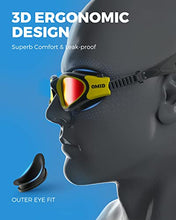 Load image into Gallery viewer, Swim Goggles, OMID Comfortable Polarized Swimming Goggles, Anti-Fog Leak Proof UV Protection Crystal Clear Vision Swim Goggles for Men Women Adult Youth (Yellow)
