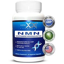 Load image into Gallery viewer, NMN Stabilized Form 250mg Serving Nicotinamide Mononucleotide Direct NAD+ Supplement More Stable Than Riboside Works Best When Paired with Resveratrol