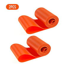 Load image into Gallery viewer, Addmotor Rim Strip Rim Tape 26 inch Fat tire Liner PVC Inner Tube Cushion Protector Anti Puncture for Bikes 2PCS (Orange)