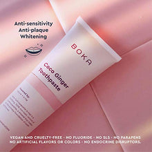 Load image into Gallery viewer, Boka Natural Toothpaste Duo - Nano-Hydroxyapatite for Remineralizing and Sensitivity, Fluoride-Free I Dentist Recommended, Made in USA I 4oz (Ela Mint + Coco Ginger) (2-Pack)