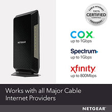 Load image into Gallery viewer, NETGEAR Nighthawk Cable Modem CM1200 - Compatible with all Cable Providers including Xfinity by Comcast, Spectrum, Cox | For Cable Plans Up to 2 Gigabits | 4 x 1G Ethernet ports | DOCSIS 3.1, Black