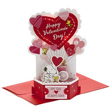 Load image into Gallery viewer, Hallmark Paper Wonder Musical Peanuts Pop Up Valentines Day Card (Plays Linus and Lucy)