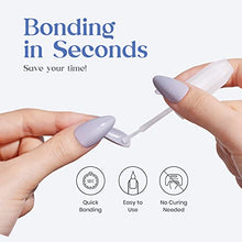 Load image into Gallery viewer, Beetles Medium Stiletto False Nails Tips 500Pcs &Nail Glue 3 pcs Clear Artificial False Nails Need Nail Glues for Acrylic Nail/Dip Powder Nails/Poly Nail Extension Gel Nail Art DIY Home