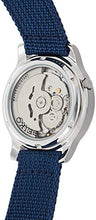 Load image into Gallery viewer, SEIKO Men's SNK807 SEIKO 5 Automatic Stainless Steel Watch with Blue Canvas Band