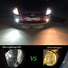 Load image into Gallery viewer, Alla Lighting 9145 H10 LED Fog Light Bulbs, 6000K Xenon White 2800 Lumens Xtreme Super Bright PY20D 9140 9045 9155 9040 5730 33-SMD 12V Replacement