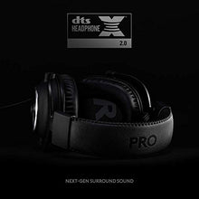 Load image into Gallery viewer, Logitech G PRO X Gaming Headset (2nd Generation) with Blue Voice, DTS Headphone 7.1 and 50 mm PRO-G Drivers, for PC, Xbox One, Xbox Series X|S,PS5,PS4, Nintendo Switch, Black (Renewed)