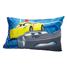 Load image into Gallery viewer, Disney Cars Rusteze Racing Team 4 Piece Toddler Bedding Set, Blue/Red/Yellow/White