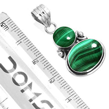 Load image into Gallery viewer, Natural Malachite Women Jewelry 925 Sterling Silver Pendant