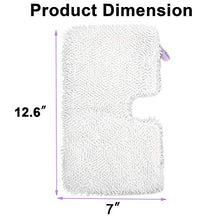 Load image into Gallery viewer, FFsign 6 Pack Replacement Washable Microfiber Steam Mop Pads for Shark Steam Pocket Mop Hard Floor Cleaner S3501 S3550 S3601 S3601D S3801 S3801CO S3901 SE450 S2901 S2902, 6 Pcs Cleaning Steamer Pad