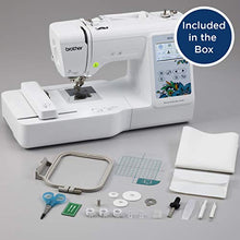 Load image into Gallery viewer, Brother PE535 Embroidery Machine, 80 Built-in Designs, 4" x 4" Hoop Area, Large 3.2" LCD Touchscreen, USB Port, 9 Font Styles