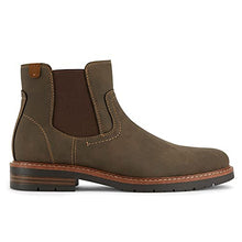 Load image into Gallery viewer, Dockers Mens Ransom Rugged Chelsea Boot, Dark Brown, 10.5 M