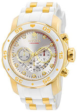Load image into Gallery viewer, Invicta Men's Pro Diver Stainless Steel Quartz Watch with Silicone Strap, Gold, White, 26 (Model: 20291)