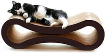 Load image into Gallery viewer, PetFusion Cat Scratcher Lounge - Walnut Brown, 1 Level (PF-CL1)