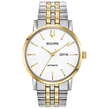 Load image into Gallery viewer, Bulova Classic Automatic Mens Stainless Steel , Two-Tone (Model: 98C130)