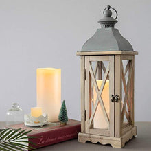 Load image into Gallery viewer, Homemory 8" x 4" Waterproof Outdoor Flameless Candles - Battery Operated Flickering LED Pillar Candles for Indoor Outdoor Lanterns, Long Lasting, Large, Set of 2