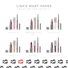 Load image into Gallery viewer, Lisa Rinna - Rinna Beauty Icon Lip Kit - No Apologies - Lipstick, Lip Gloss, & Lip Liner Formulas - Long-lasting, Anti-aging, & Moisturizing, Cruelty-Free, Vegan - 1 each