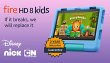 Load image into Gallery viewer, Amazon Fire HD 8 Kids tablet, 8" HD display, ages 3-7, includes 2-year worry-free guarantee, Kid-Proof Case, 32 GB, (2022 release), Blue