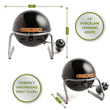 Load image into Gallery viewer, Cuisinart CGG-049 Searin' Sphere 10,000 BTU Portable Gas Grill,Black