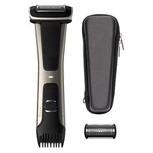 Load image into Gallery viewer, Philips Norelco Bodygroom Series 7000 Showerproof Body Trimmer & Shaver with Case and Replacement Head, BG7040/42